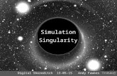 Simulation Singularity - when simulation faithfully mirrors the real world?