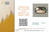 Analyzing the Frozen Food Market in India 2015