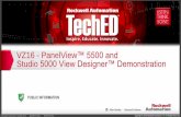 VZ16 - PanelView™ 5500 and Studio 5000 View Designer™ Demonstration