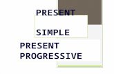 Present progressive and present simple pp presentation