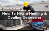 How To Hire a Heating & Cooling Contractor
