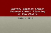 Chinese church planting 2015 update