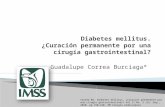 Diabetes mellitus, ¿curación mediante cirugía gastrointestinal?