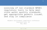 Morrison, Rob, Barr Engineering, Overview of Non-Standard NPDES Regulatory Tools to Help Meet State Water Quality Standards, Get Appropriate Permits Issued, and Stay in Compliance