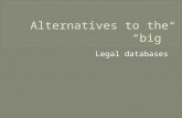 PPLR2015 -- Alternative Legal Databases