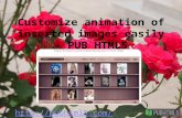 Customize animation of inserted images easily - PUB HTML5