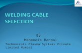 Welding Cable Selection Guide