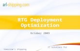 RTG Deployment Optimization