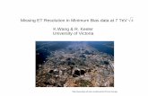 MET Energy Resolution in Pileup Minimum Bias Events using 7 TeV LHC Data