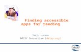 Finding Accessible Apps for Reading