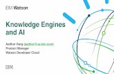 Knowledge Engines and AI – Applications Beyond Gaming