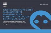 Construction Cost Management: Gaining Full Visibility of Your Financial Data