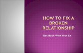 How to Fix a Broken Relationship Starting With You