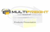 Multifreight Products Presentation - Brochure