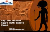 Explore ancient egypt with explor egypt