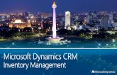 Microsoft Dynamics CRM Inventory Management