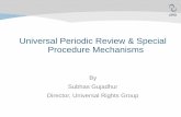 WHRF - Universal Periodic Review & Special Procedure Mechanisms : Subhas Gujadhur