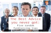 Five random tips on Fundraising