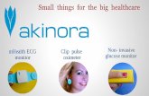 Akinora. Small things for the big healthcare.