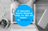 23 Best Digital Marketing Blogs 2015 and Beyond!