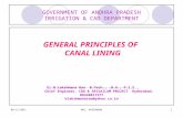 Canal lining