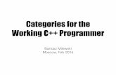 Categories for the Working C++ Programmer