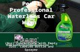 Pearl professional Waterless Car Wash  in Concentrated