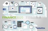 Finance 2020: Designing a Finance function to meet new demands