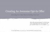 Creating an awesome opt in offer / Lead Magnet | WebGrrl.TV