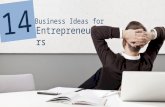 14 Business Ideas for Entrepreneurs