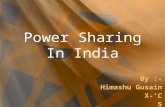 Power sharing in india