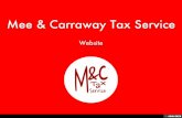 Website For Mee & Carraway Tax Service LLC