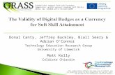 The Validity of Digital Badges as a Currency for Soft Skill Attainment