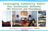 Leveraging Community Radio for Extension Reforms in India