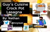Guys Cuisine Crock Pot Lasagna
