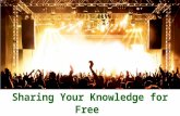 Crowdsharing of knowledge – why sharing your expertise for free will make you successful