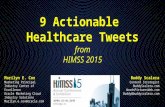 9 Actionable Healthcare Tweets from HIMSS 2015