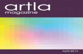 ArtLA Magazine April 2014 Cover Art and Interiview