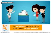 10 valuable lessons for first time home buyers