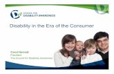 Disability in the Era of the Consumer - Council for Disability Awareness - New England Claims Assn