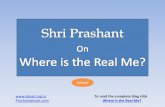 Prashant Tripathi: Where is the Real Me