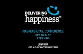 Naspers - Jenn Lim - Delivering Happiness