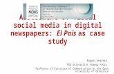 Assessment of visual social media in digital newspapers