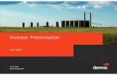 April Investor Presentation