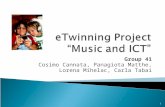 Etwinning project "Music and ICT"