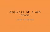 Analysis of a web drama