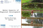 Water Aspects of Regional Development
