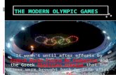 2. modern olympic games