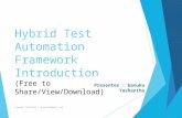 Hybrid Automation Framework Development introduction
