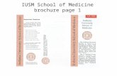 Iusm School Of Medicine Student Council Brochure Page 2